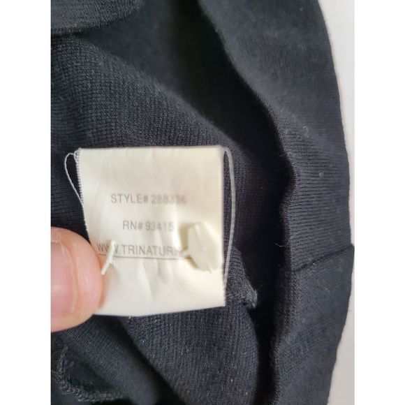 Trina Turk Elegant Black Mini Dress with Gold Details - Picture 4 of 5